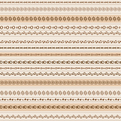 Colorful ethnic seamless pattern design