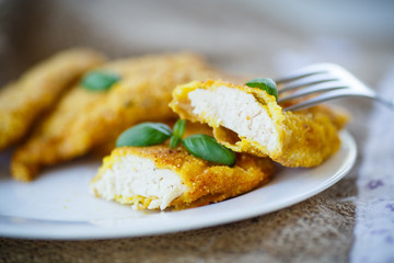 chicken fried in batter