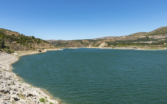 Beznar Reservoir , Granada Province, Andalusia, Spain