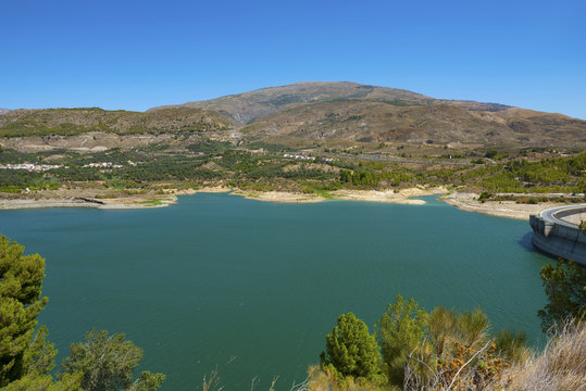 Beznar Reservoir , Granada Province, Andalusia, Spain