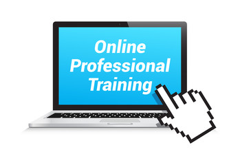 Online Professional Training Laptop Hand Pointer