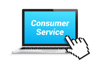 Consumer Service Laptop Hand Pointer