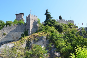 Fototapeta na wymiar San Marino Wehrturm