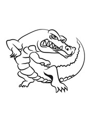Crocodile funny sweet