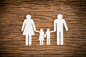 paper chain family symbolizing