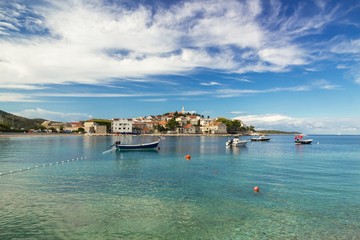 Adriatic Sea - beautiful transparent blue water, Croatia