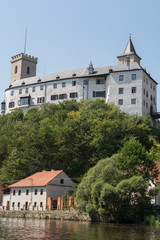 Fototapeta na wymiar Burg Rosenberg an der Moldau