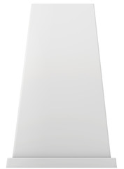 Exhibition stand. 3d render isolated on white background