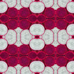 dragon fruit seamless pattern background