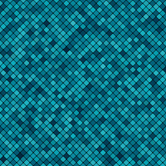 background abstract mosaic of the grid pixel pattern and squares blue color. vector illustration eps10