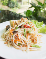 papaya salad Thailand food call 