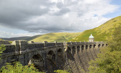 Naklejka premium Craig Goch Dam, Elan Valley, Wales, UK.