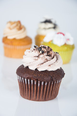 cupcake. cup cake on the background