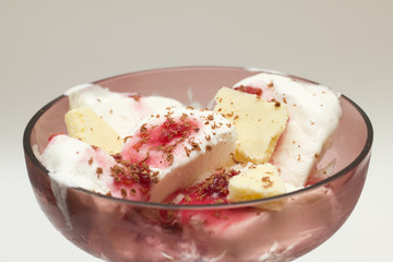 ice cream in bowl