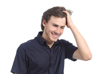 Handsome happy man smiling