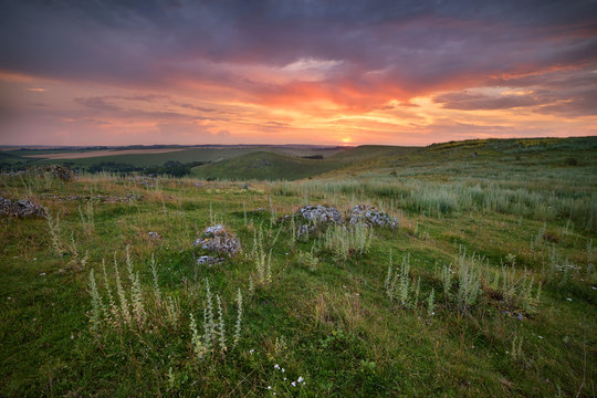 Sunset in Tovtry