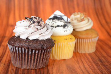 cupcake. cup cake on the background
