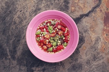 Fish sauce with chili