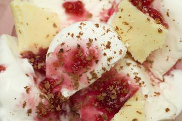 ice cream  close-up