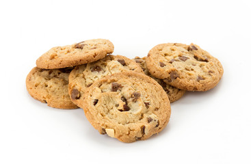 milk chocolate toffee almond cookies