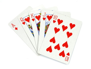 karty - układ pokerowy
