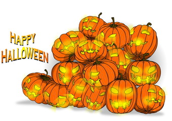 Pumpkin Background, for Happy Halloween
