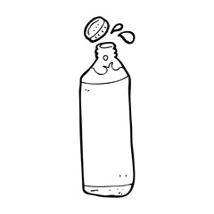 cartoon water bottle
