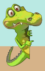 Fun crocodile