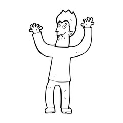 cartoon halloween vampire