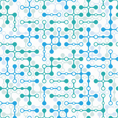Seamless pattern futuristic image. 未来的なパターン