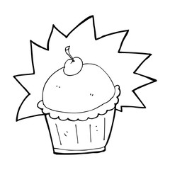 cartoon cupcake