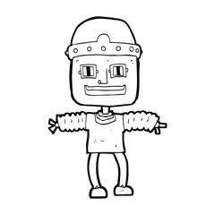cartoon robot