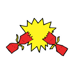cartoon christmas cracker