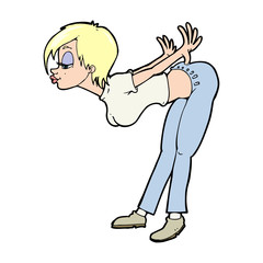 cartoon sexy woman