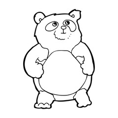cartoon panda