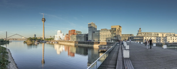 Panorama vom Medienhafen Düsseldorf © festfotodesign