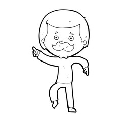 cartoon dancing dad