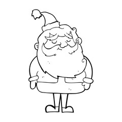 cartoon santa claus