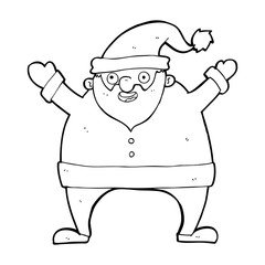 cartoon santa claus