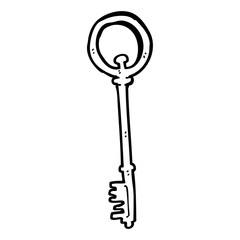 cartoon key