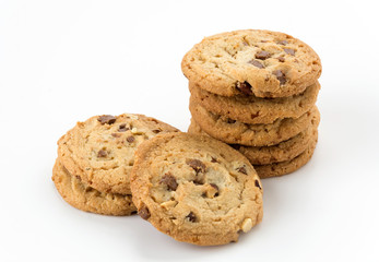 milk chocolate toffee almond cookies