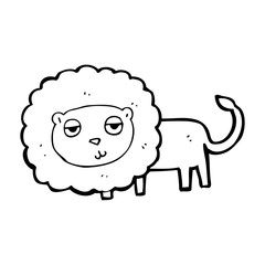 cartoon lion