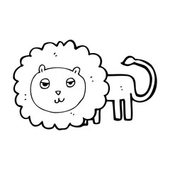 cartoon lion