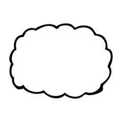 cartoon cloud symbol