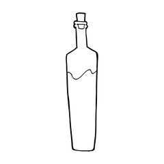 cartoon posh bottle