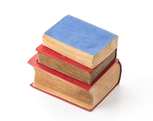 old book on white background
