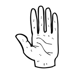 cartoon hand