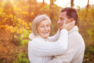 Fototapeta premium Senior couple outside