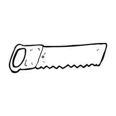 cartoon saw