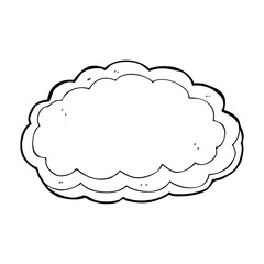 cartoon decorative cloud